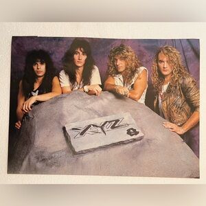 Vintage Rock Band Pinup of XYZ